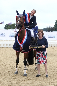 Michael Potter on Haya Loma N wins the Big Star National 6 year old Championship Final